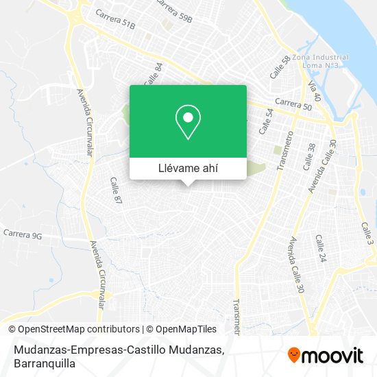 Mapa de Mudanzas-Empresas-Castillo Mudanzas