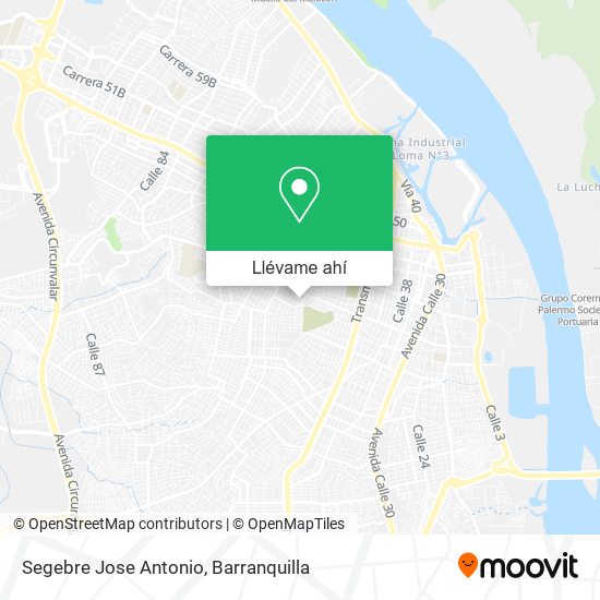 Mapa de Segebre Jose Antonio