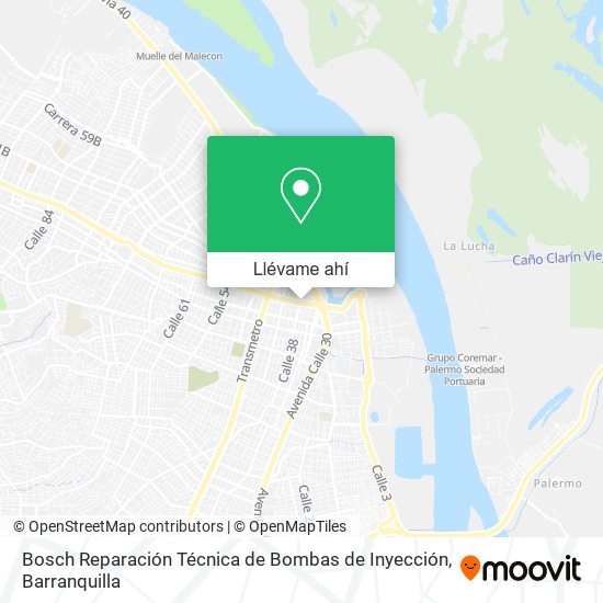 Mapa de Bosch Reparación Técnica de Bombas de Inyección