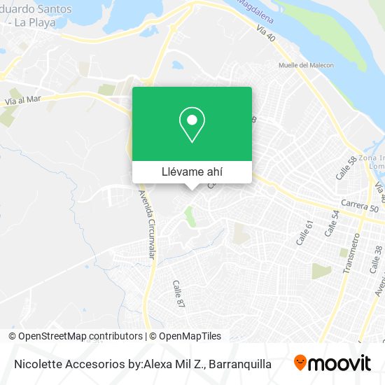 Mapa de Nicolette Accesorios by:Alexa Mil Z.