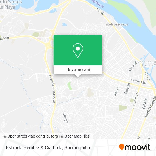 Mapa de Estrada Benitez & Cia Ltda