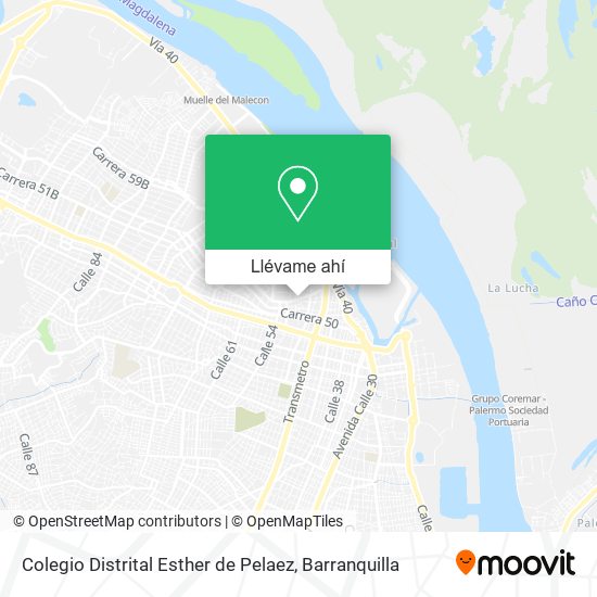 Mapa de Colegio Distrital Esther de Pelaez