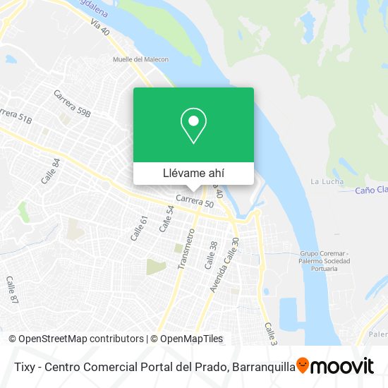 Mapa de Tixy - Centro Comercial Portal del Prado