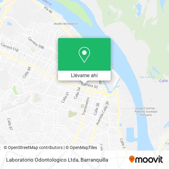 Mapa de Laboratorio Odontologico Ltda