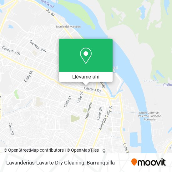 Mapa de Lavanderias-Lavarte Dry Cleaning