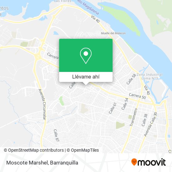Mapa de Moscote Marshel