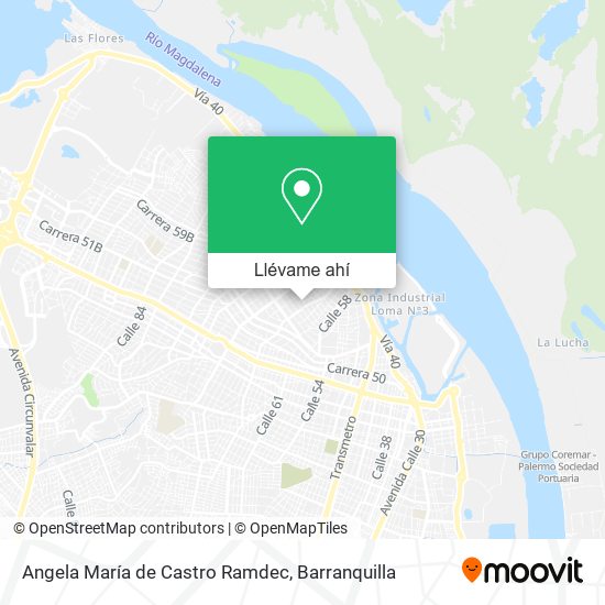 Mapa de Angela María de Castro Ramdec