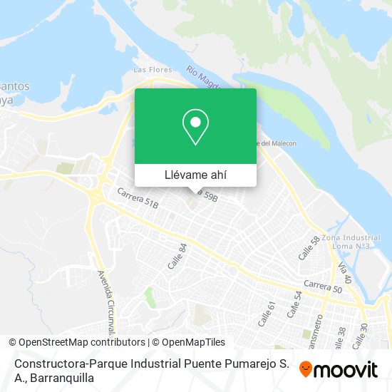Mapa de Constructora-Parque Industrial Puente Pumarejo S. A.