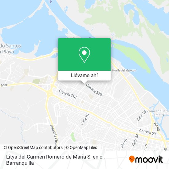 Mapa de Litya del Carmen Romero de Maria S. en c.