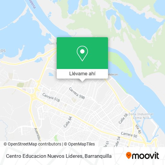 Mapa de Centro Educacion Nuevos Lideres