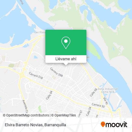 Mapa de Elvira Barreto Novias