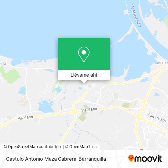 Mapa de Cástulo Antonio Maza Cabrera