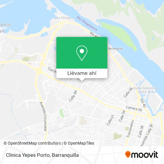 Mapa de Clínica Yepes Porto