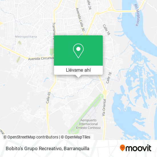 Mapa de Bobito's Grupo Recreativo