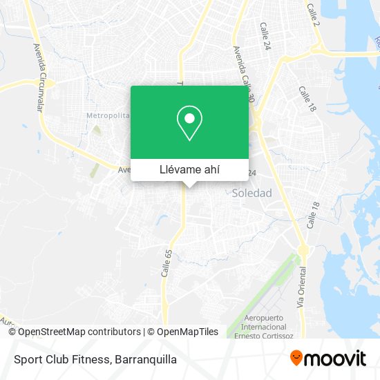 Mapa de Sport Club Fitness