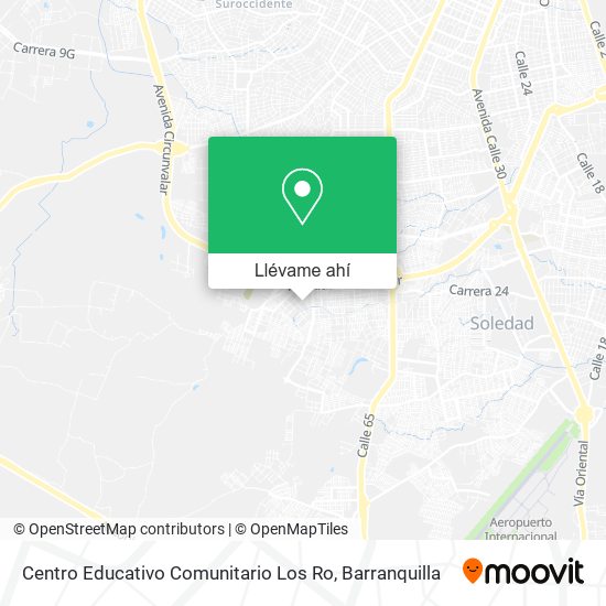 Mapa de Centro Educativo Comunitario Los Ro