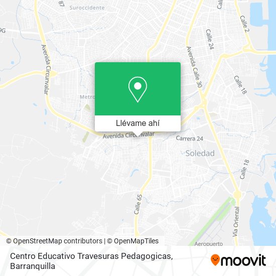 Mapa de Centro Educativo Travesuras Pedagogicas