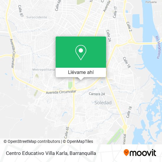 Mapa de Centro Educativo Villa Karla