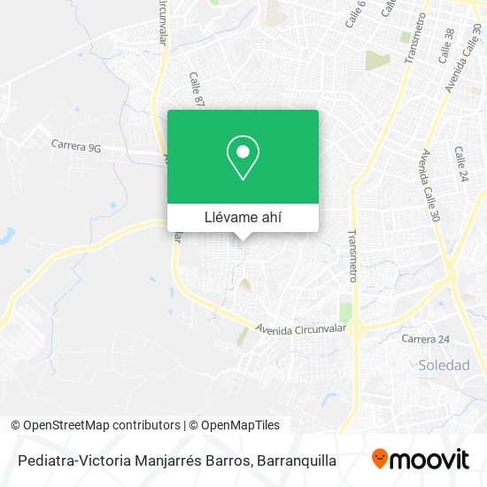 Mapa de Pediatra-Victoria Manjarrés Barros