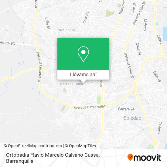 Mapa de Ortopedia Flavio Marcelo Calvano Cussa