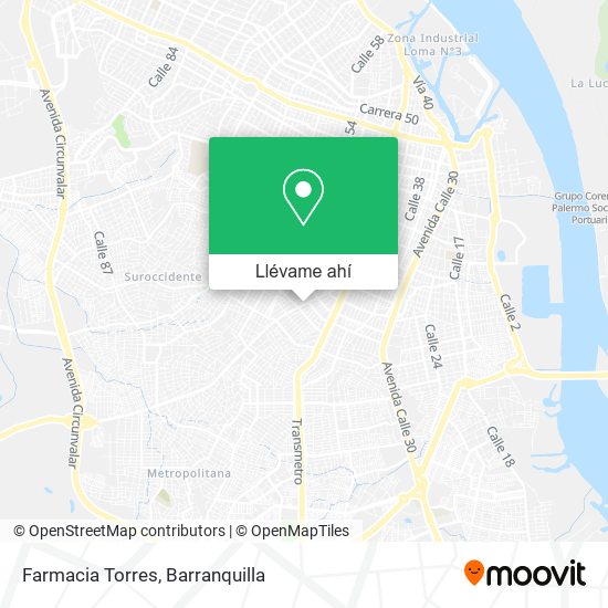 Mapa de Farmacia Torres