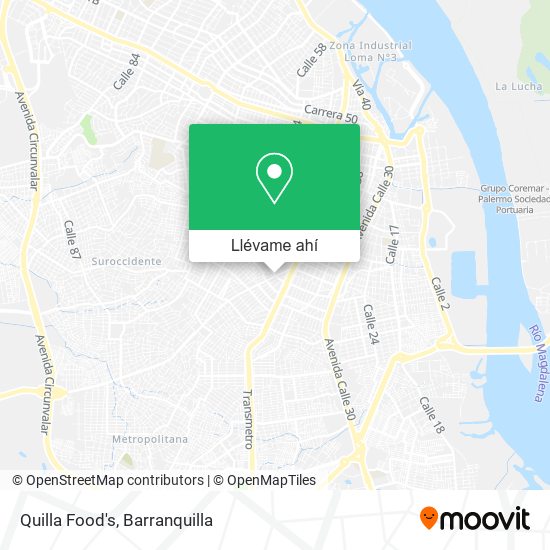 Mapa de Quilla Food's
