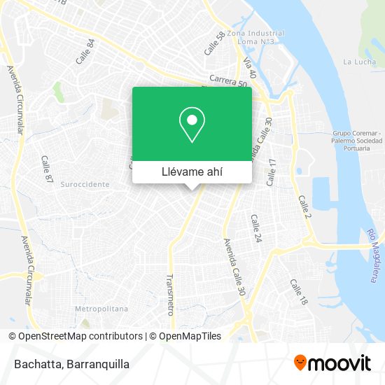 Mapa de Bachatta