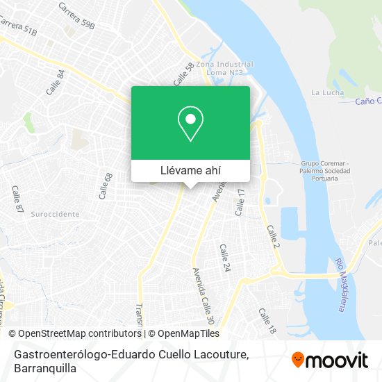 Mapa de Gastroenterólogo-Eduardo Cuello Lacouture