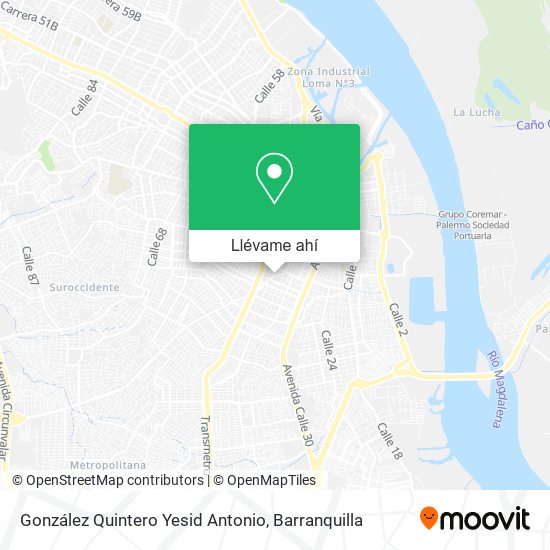 Mapa de González Quintero Yesid Antonio