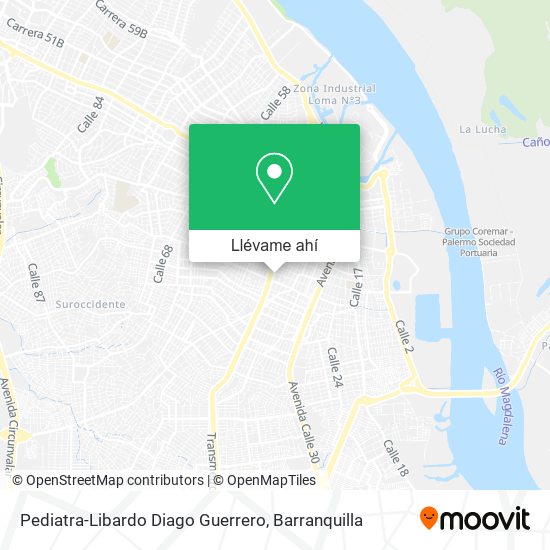 Mapa de Pediatra-Libardo Diago Guerrero