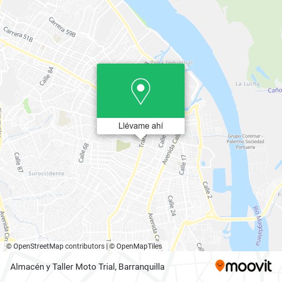 Mapa de Almacén y Taller Moto Trial