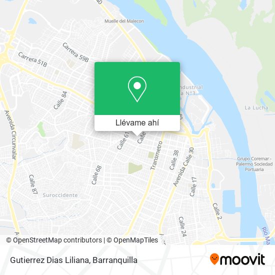 Mapa de Gutierrez Dias Liliana