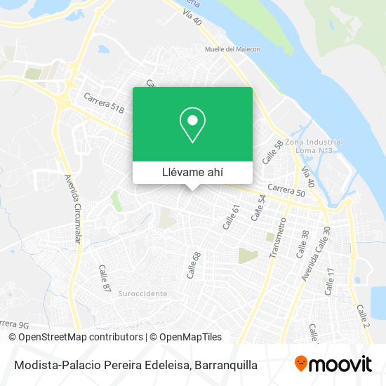 Mapa de Modista-Palacio Pereira Edeleisa