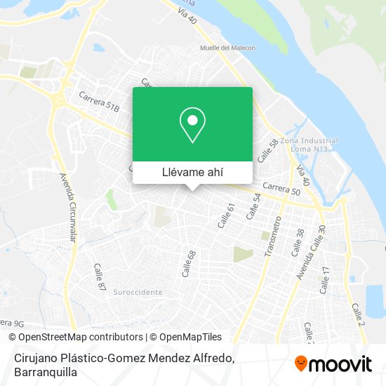 Mapa de Cirujano Plástico-Gomez Mendez Alfredo