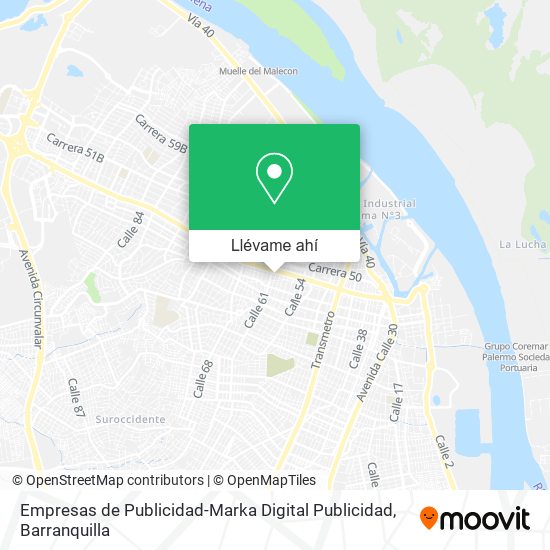 Mapa de Empresas de Publicidad-Marka Digital Publicidad