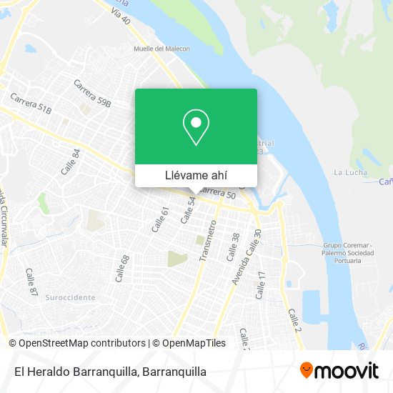 Mapa de El Heraldo Barranquilla