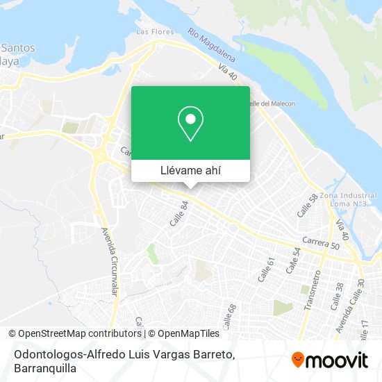 Mapa de Odontologos-Alfredo Luis Vargas Barreto