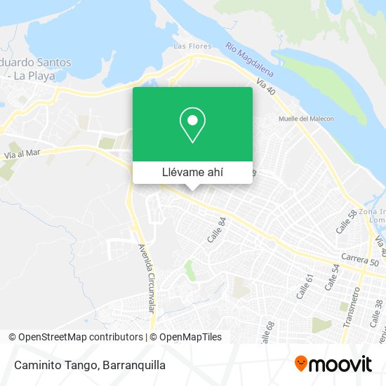 Mapa de Caminito Tango