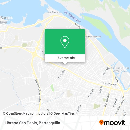 Mapa de Librería San Pablo