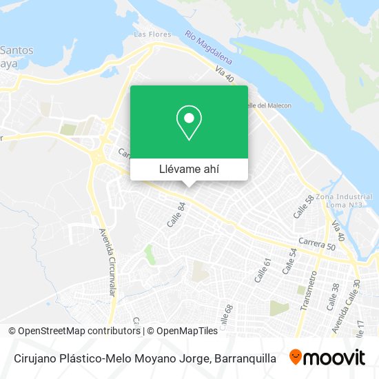 Mapa de Cirujano Plástico-Melo Moyano Jorge