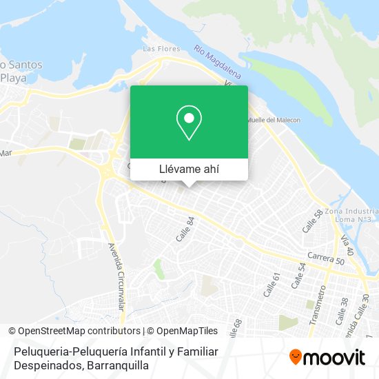 Mapa de Peluqueria-Peluquería Infantil y Familiar Despeinados