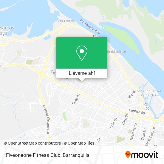 Mapa de Fiveoneone Fitness Club