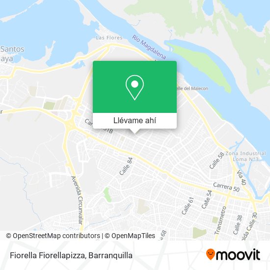 Mapa de Fiorella Fiorellapizza