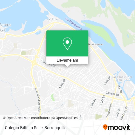 Mapa de Colegio Biffi La Salle