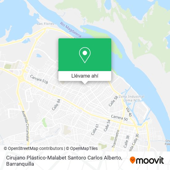 Mapa de Cirujano Plástico-Malabet Santoro Carlos Alberto