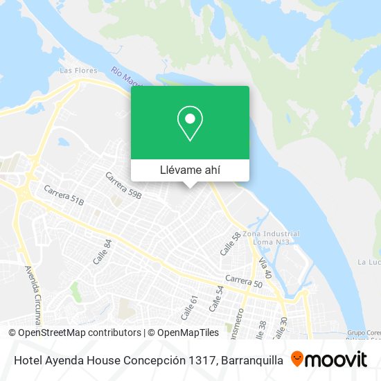 Mapa de Hotel Ayenda House Concepción 1317