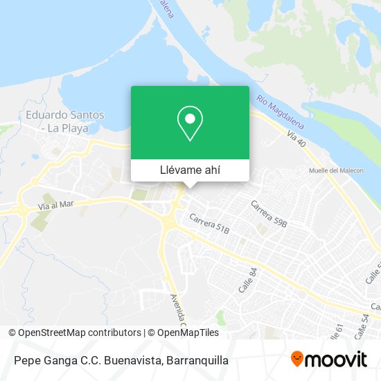 Mapa de Pepe Ganga C.C. Buenavista