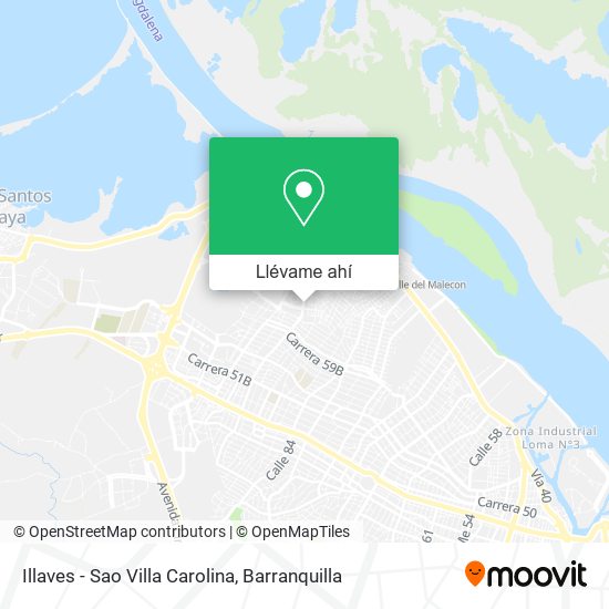 Mapa de Illaves - Sao Villa Carolina