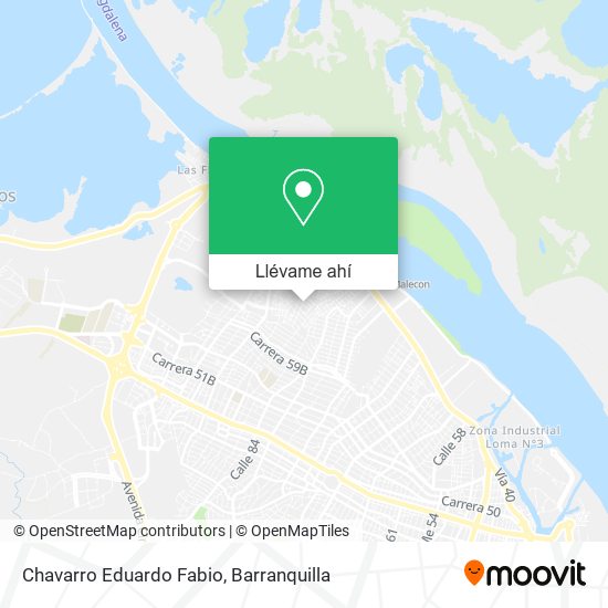 Mapa de Chavarro Eduardo Fabio