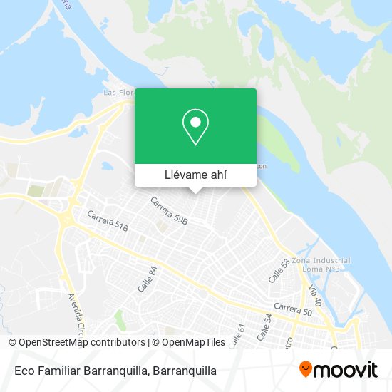 Mapa de Eco Familiar Barranquilla